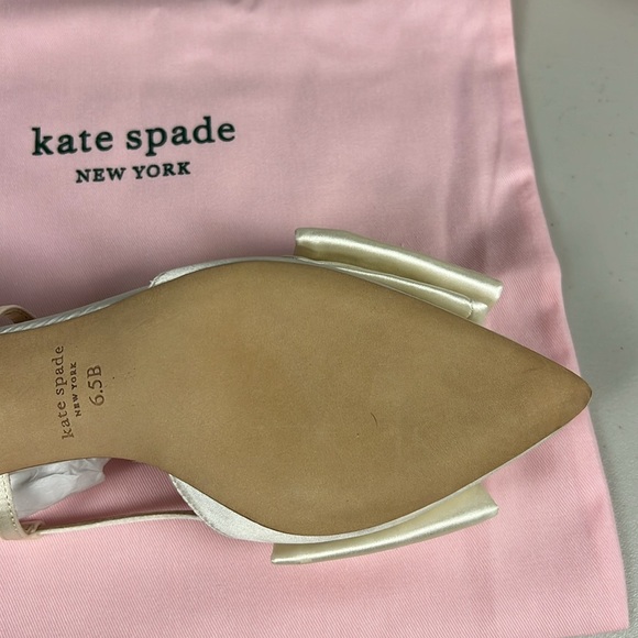 Kate Spade White Satin Heels - Picture 13 of 16